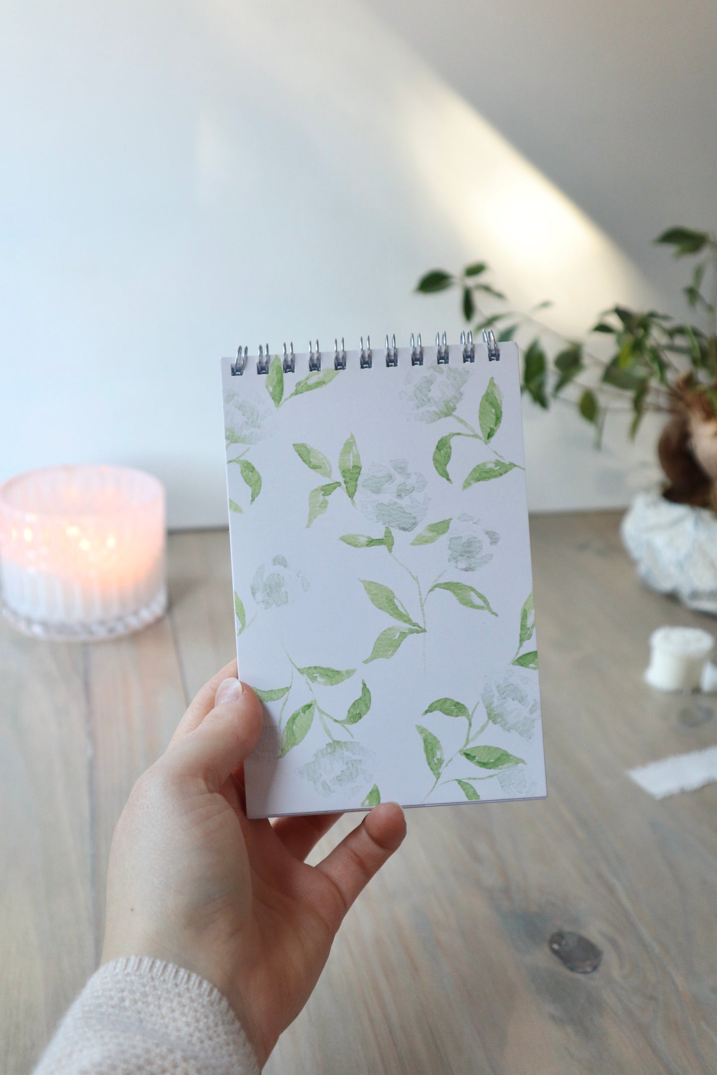 White Peony Notebook