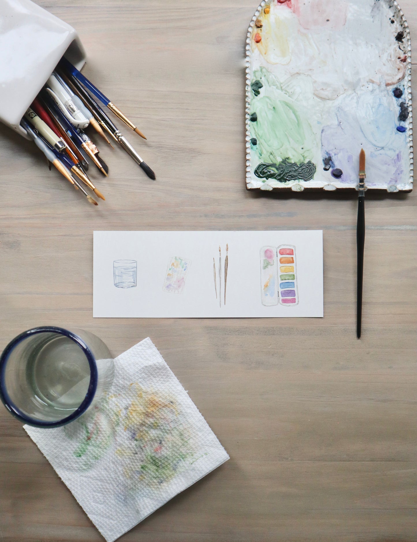 Paint-Your-Own Birthday Greeting Cards