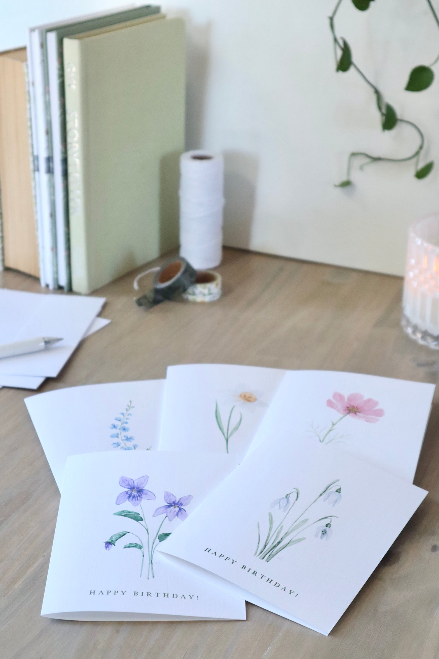 Birth Month Flower Card