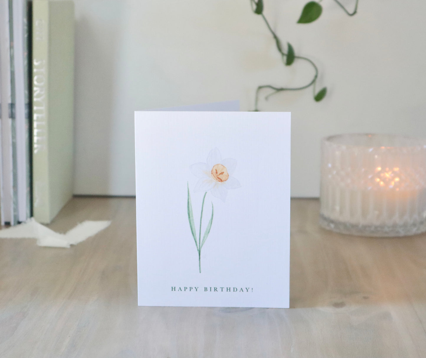 Birth Month Flower Card