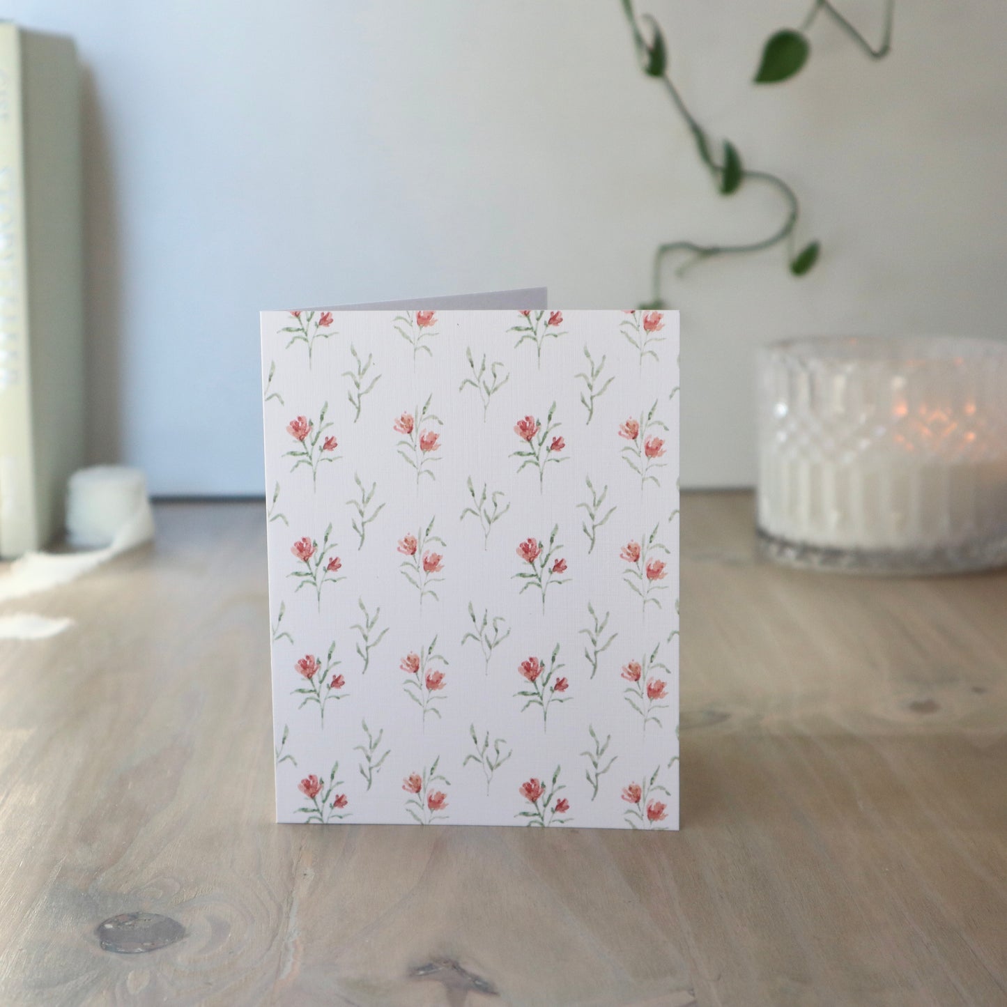 Pink Floral Card