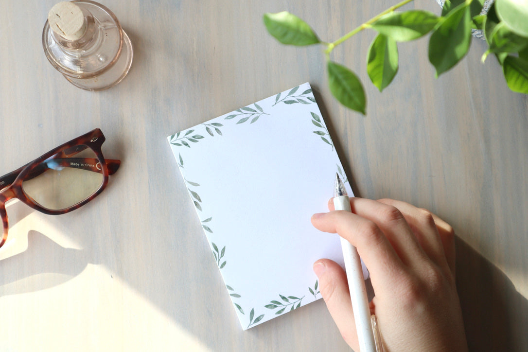 Greenery Notepad