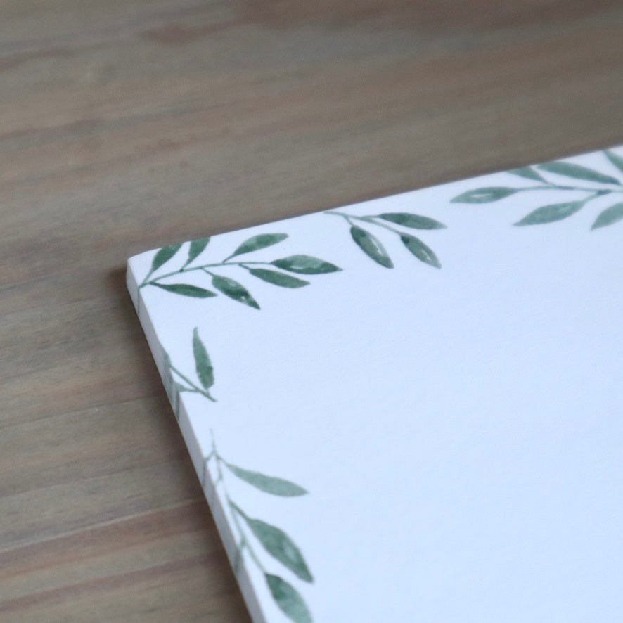 Greenery Notepad