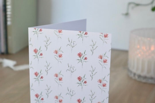 Pink Floral Card