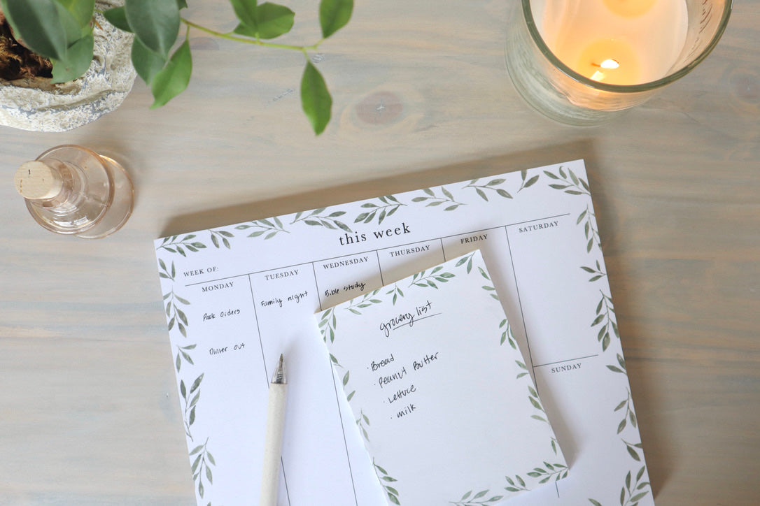 Greenery Notepad