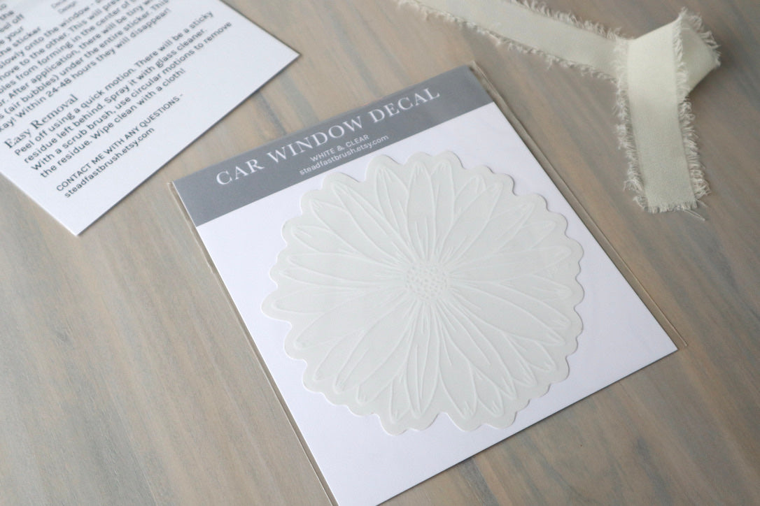 Daisy Car Decal