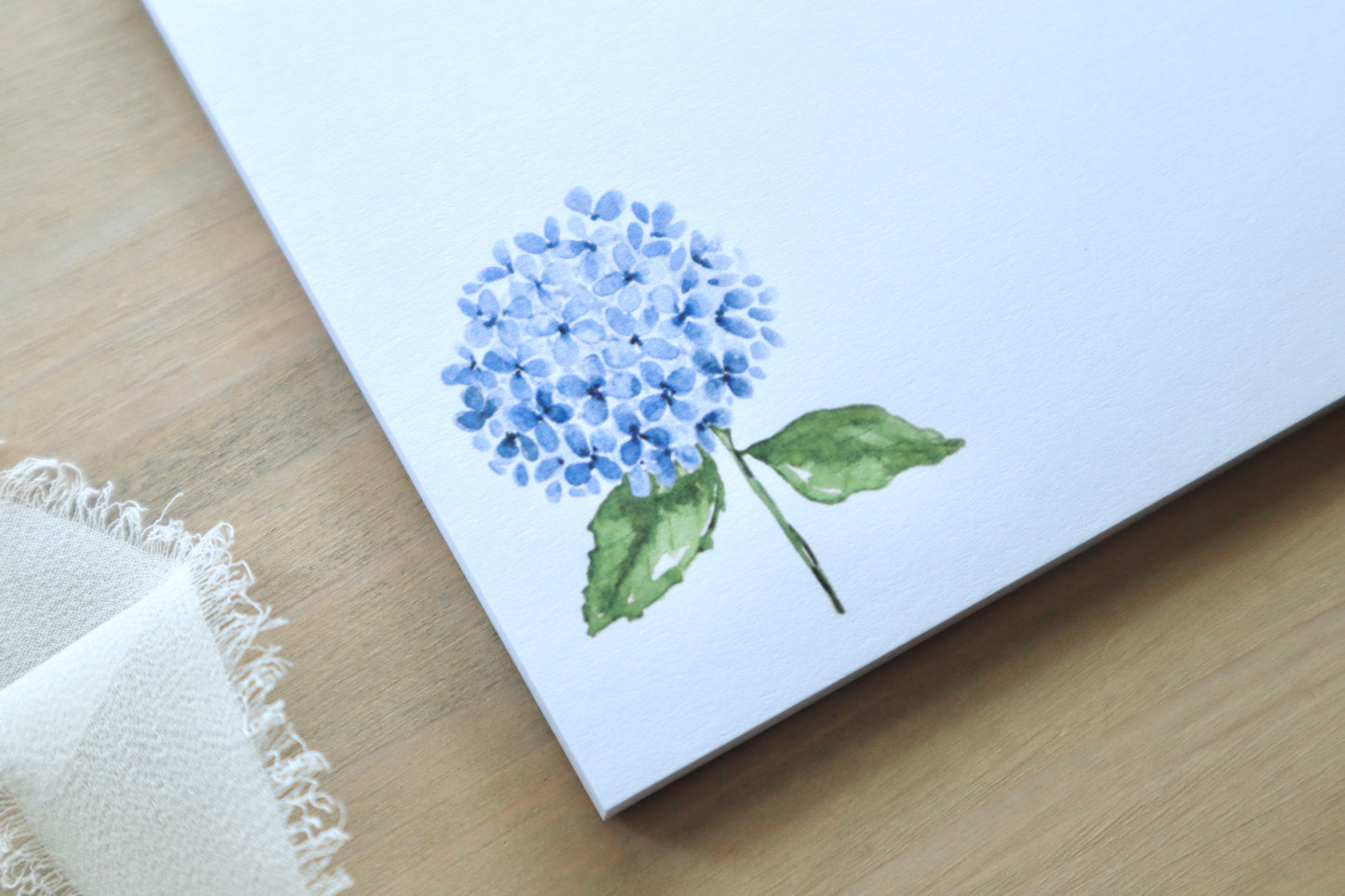 Hydrangea Notepad