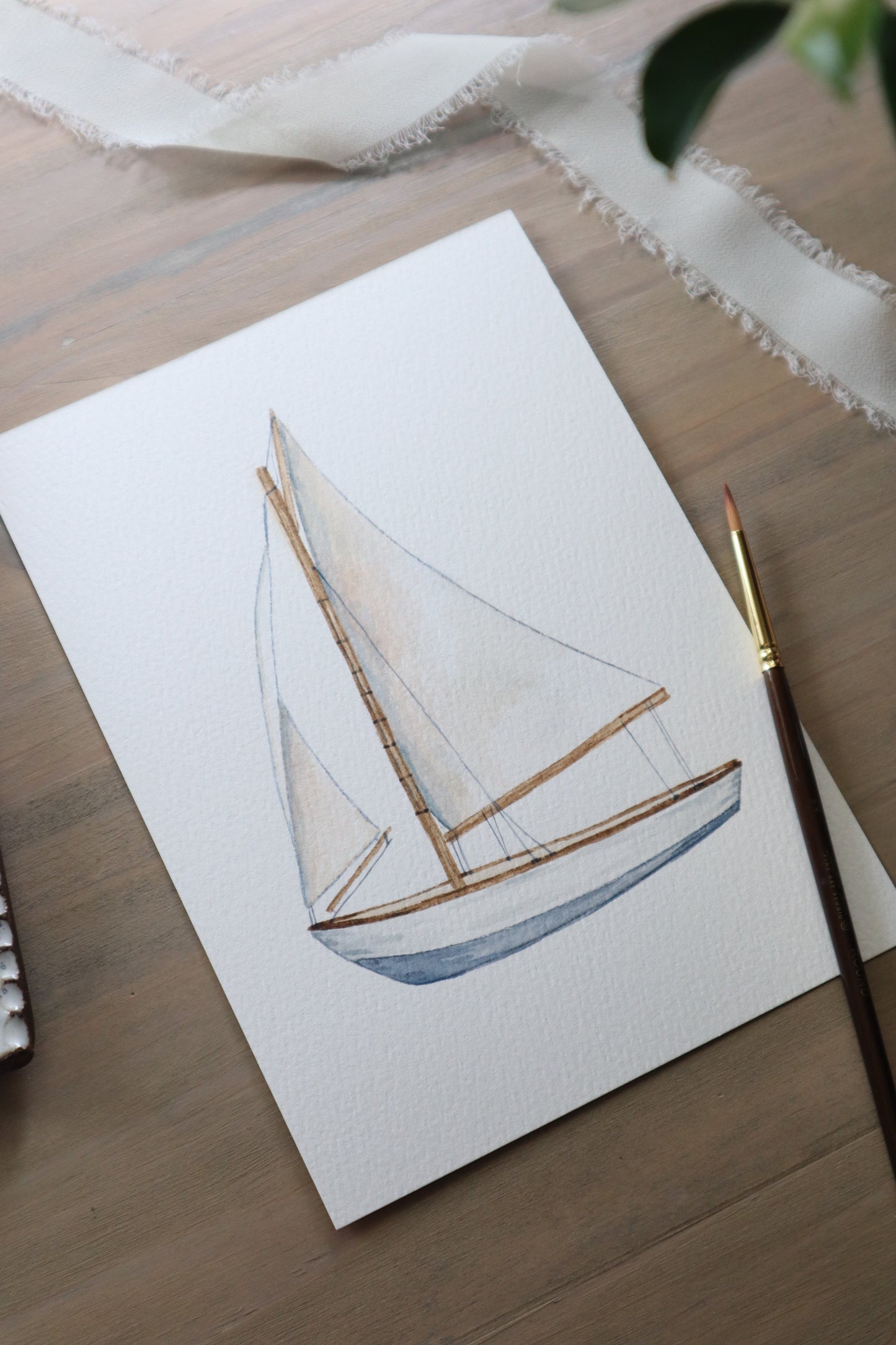 ONLY WS - Sailboat Card