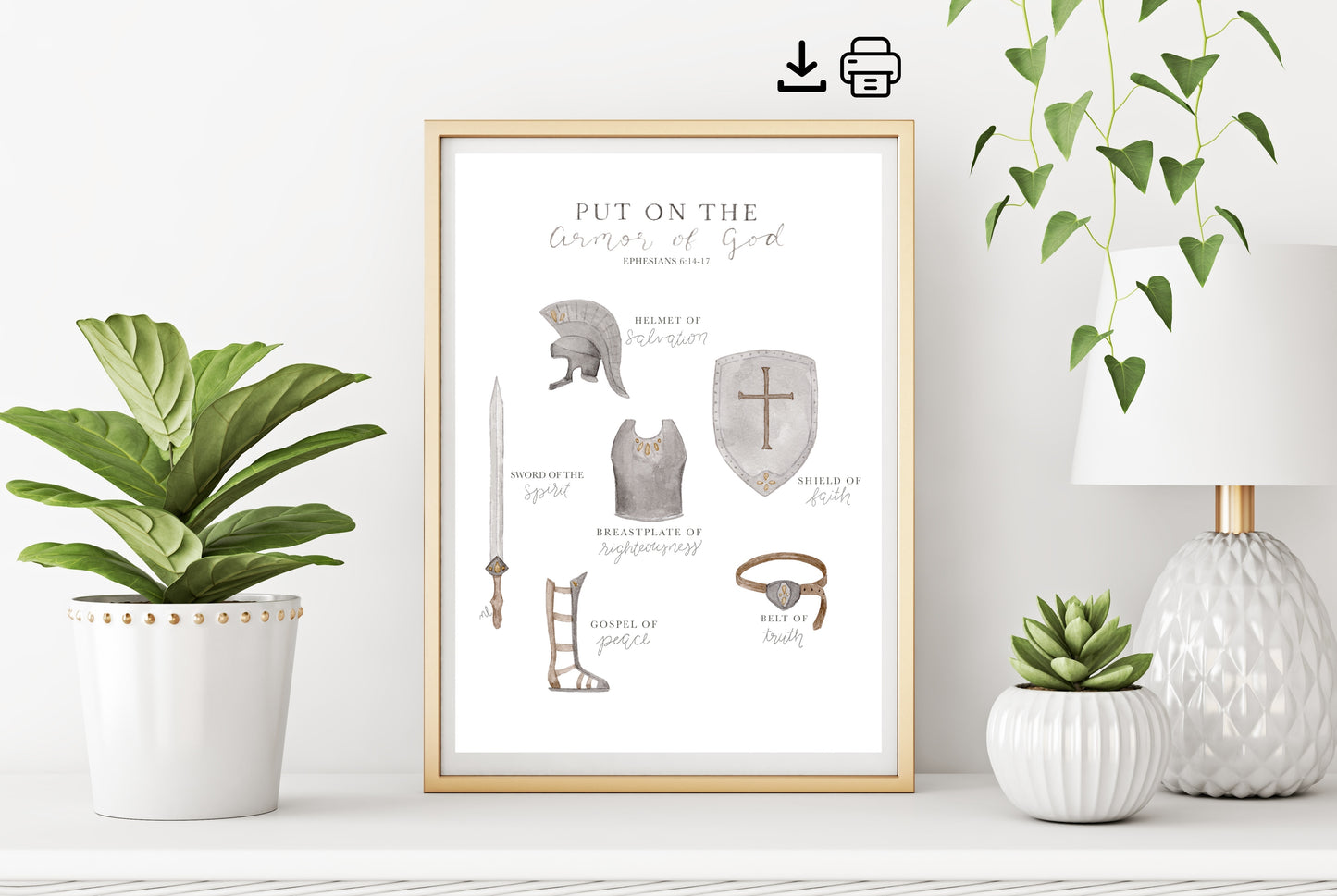 Armor of God Print