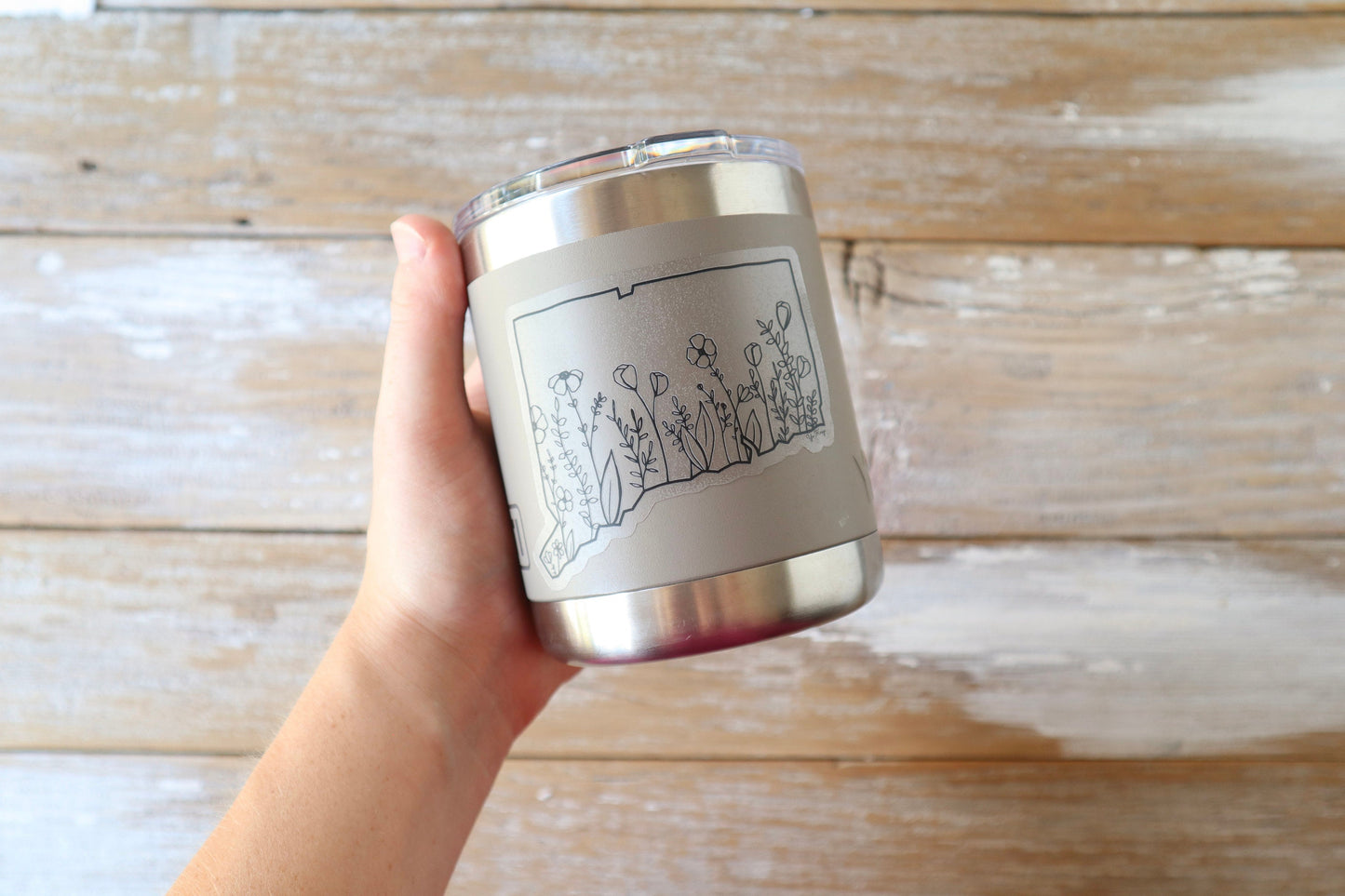 Clear Connecticut Sticker