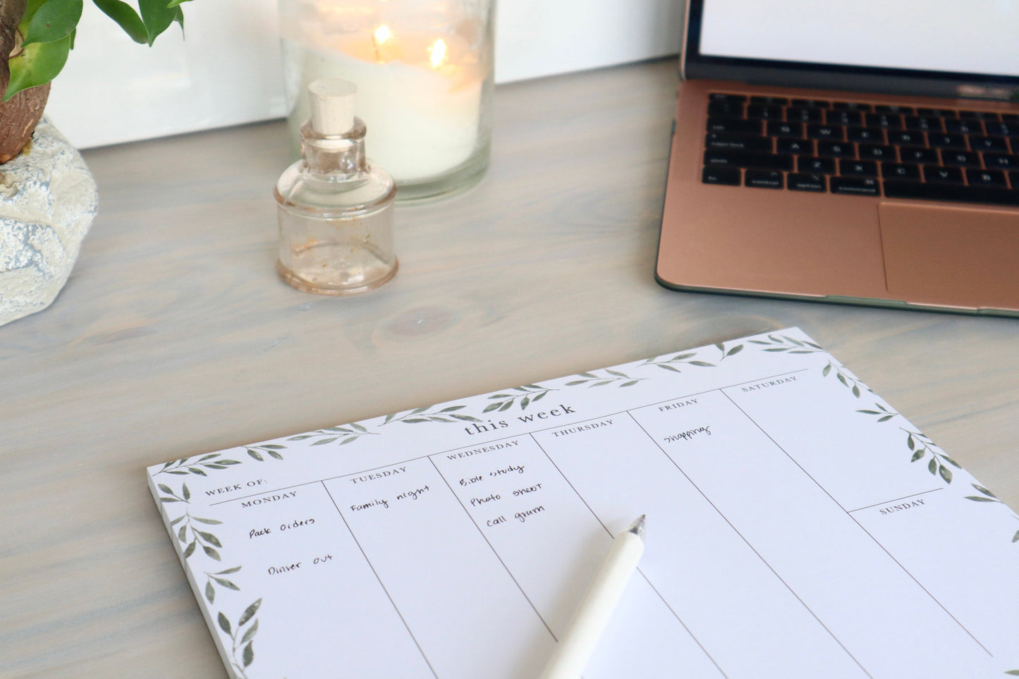 Weekly Planner Notepad