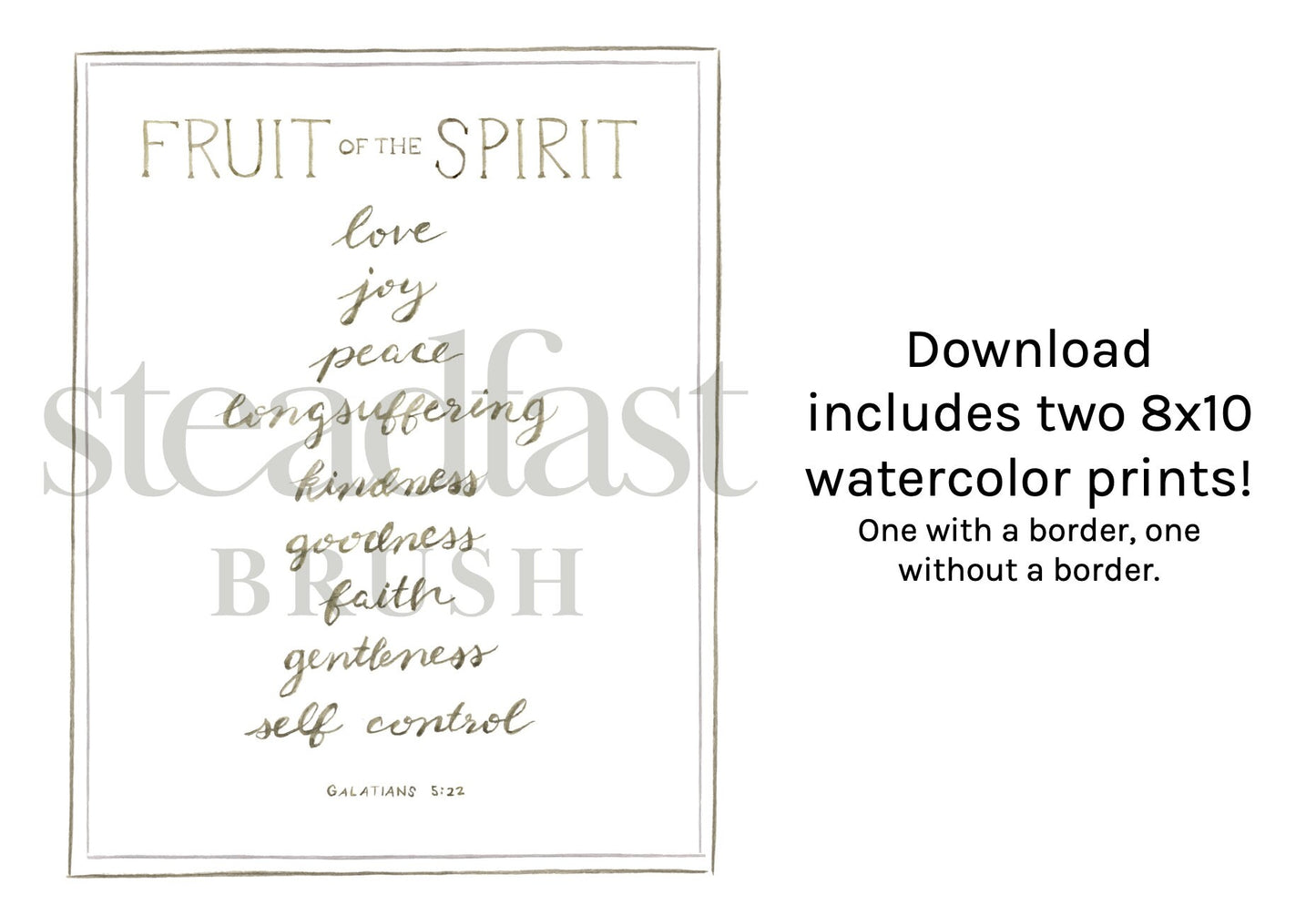 Fruit of the Spirit Print