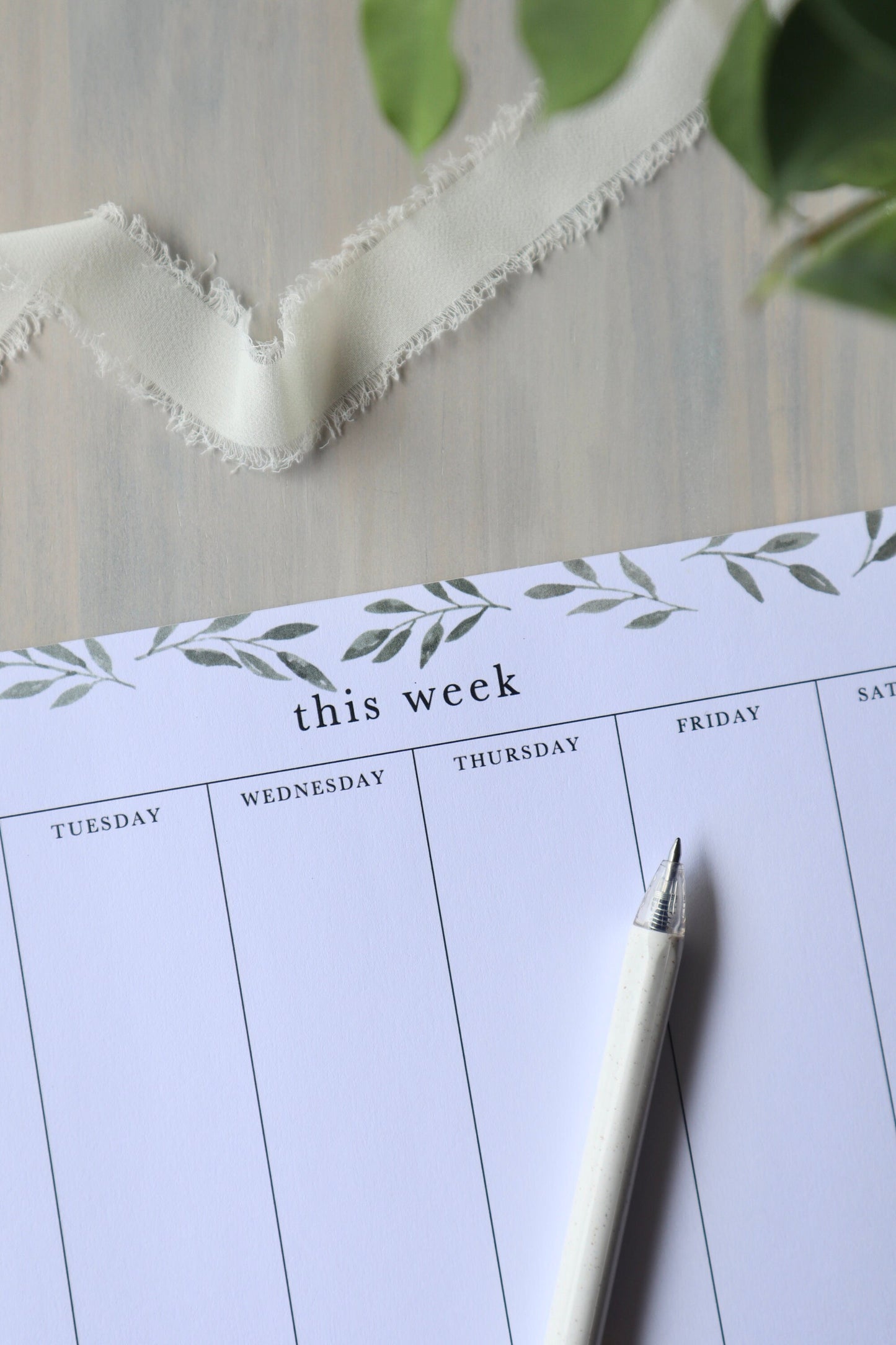 Weekly Planner Notepad