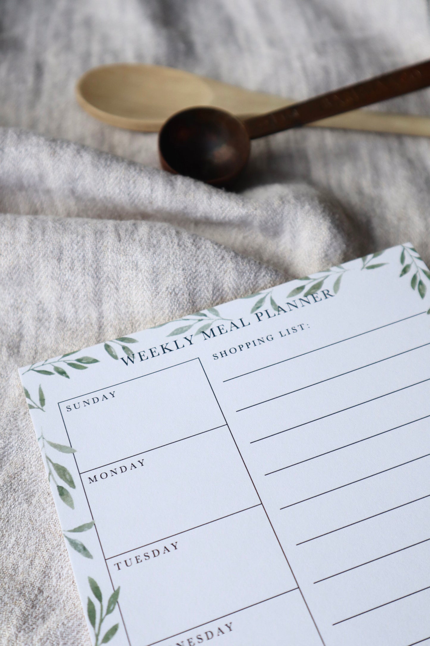 Meal Planner Notepad