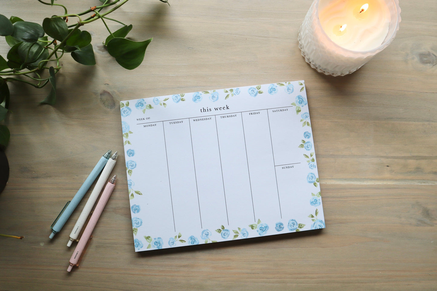 Weekly Planner Notepad