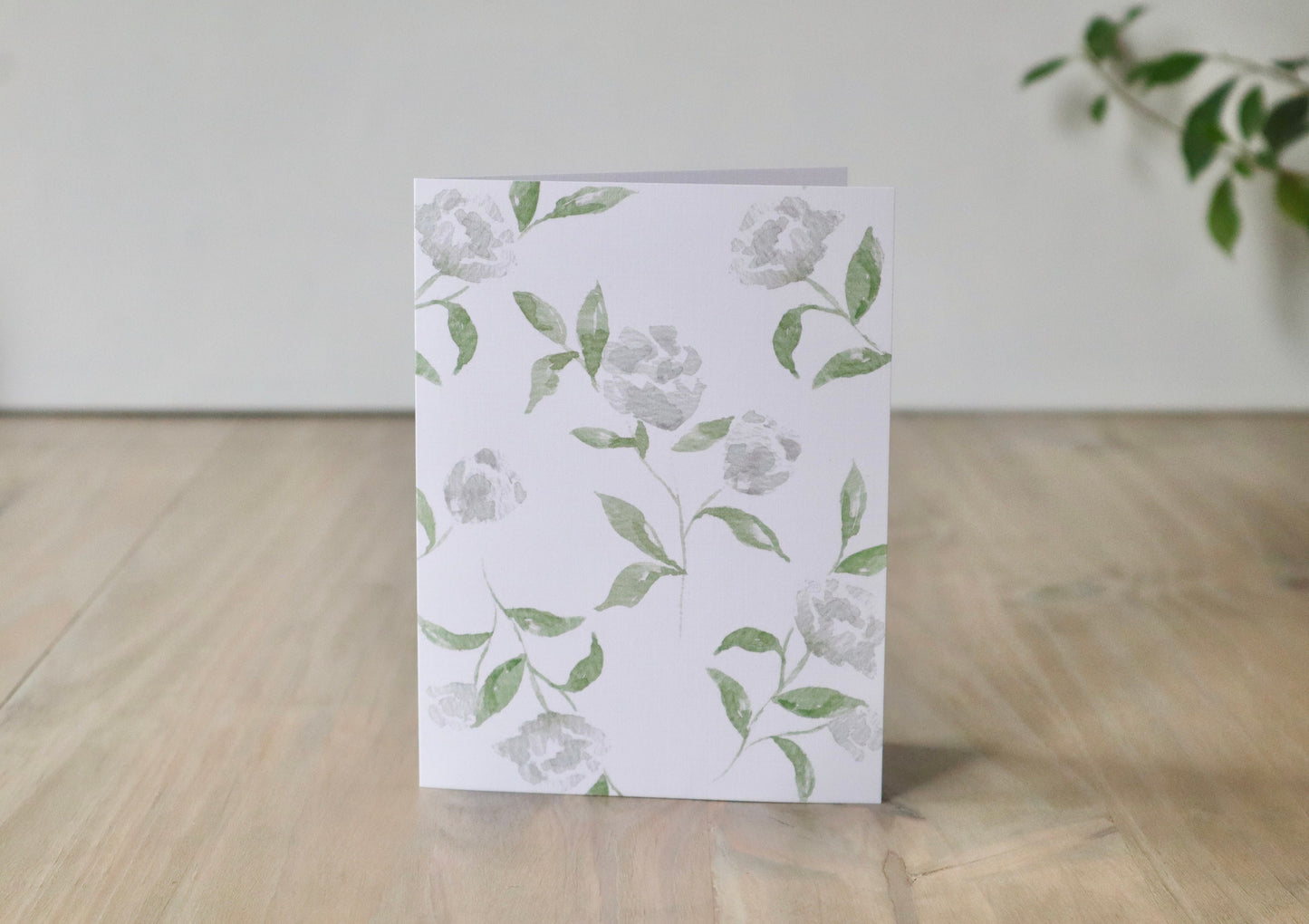 White Peony Card