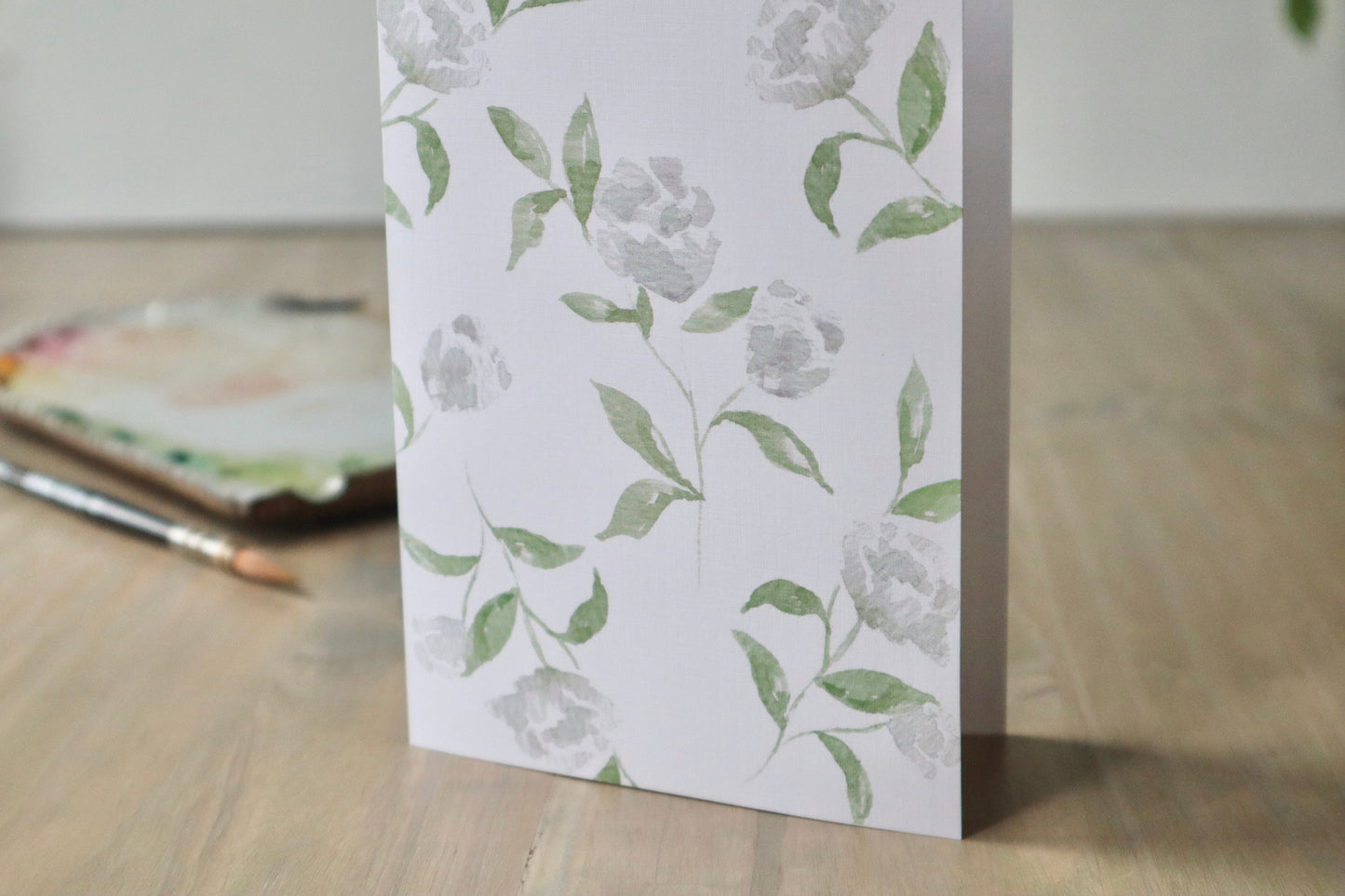 White Peony Card