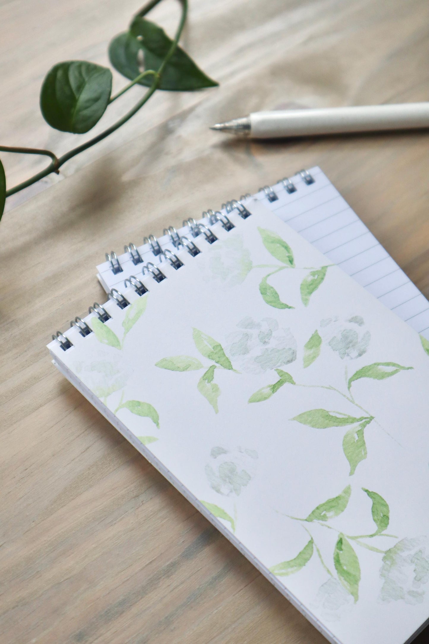 White Peony Notebook