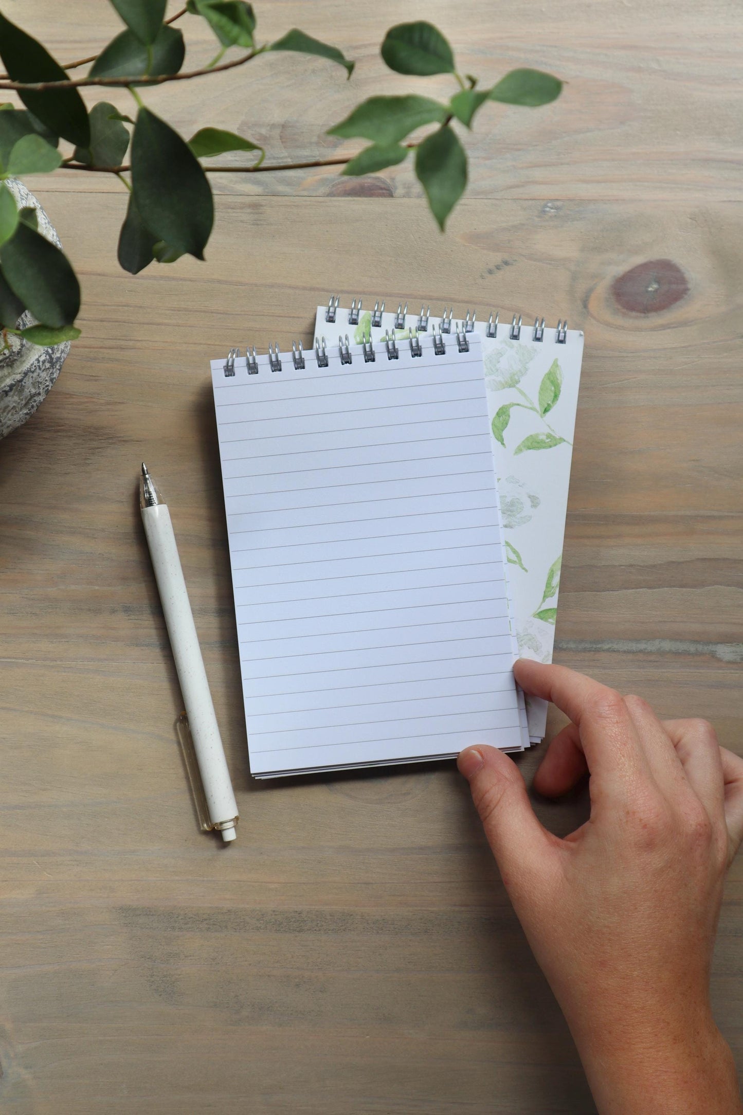 White Peony Notebook