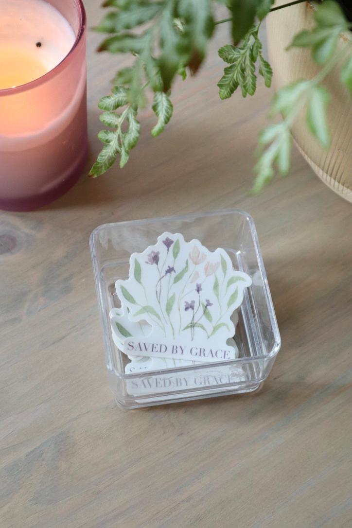Saved By Grace Sticker