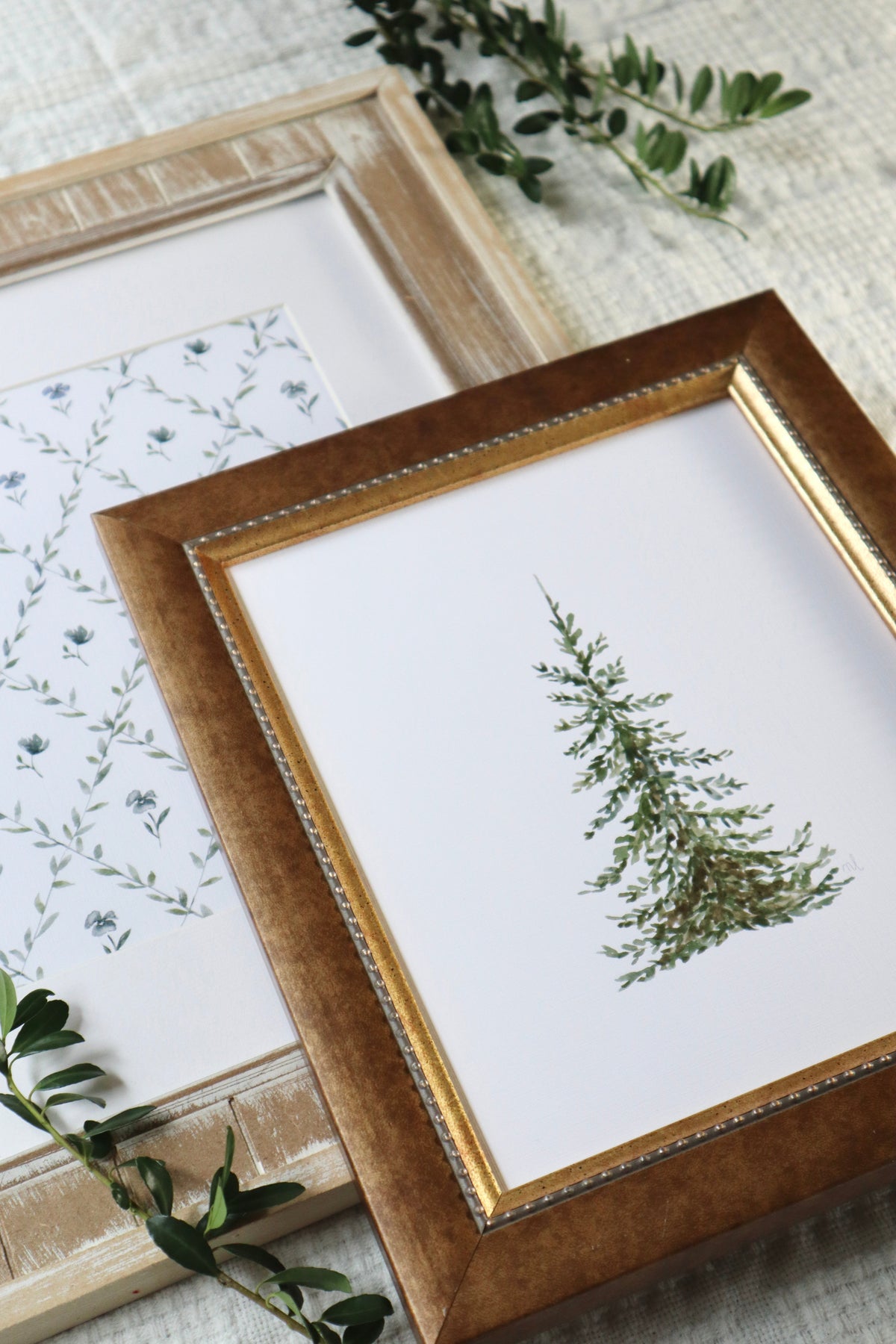 ONLY  WS - 6 Pine Tree Prints