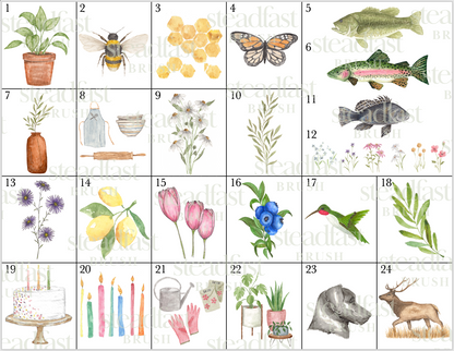 ONLY  WS - 5 Mini Notecard Packs