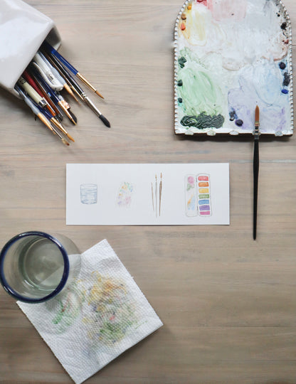 Paint-Your-Own Birthday Greeting Cards