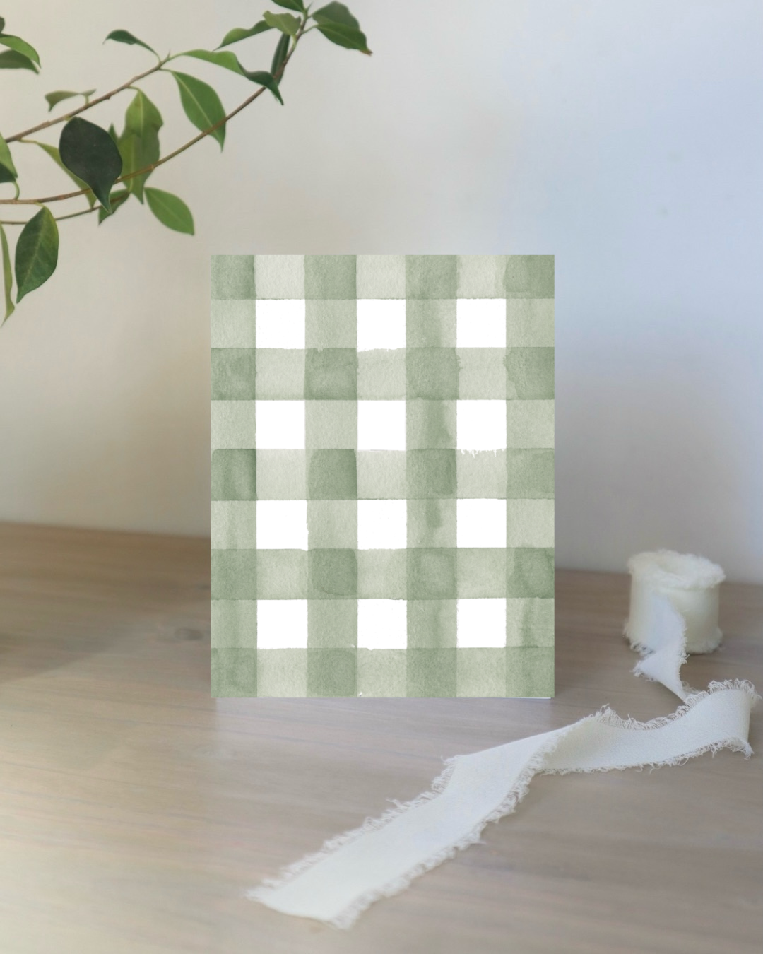ONLY  WS - Christmas Plaid Card