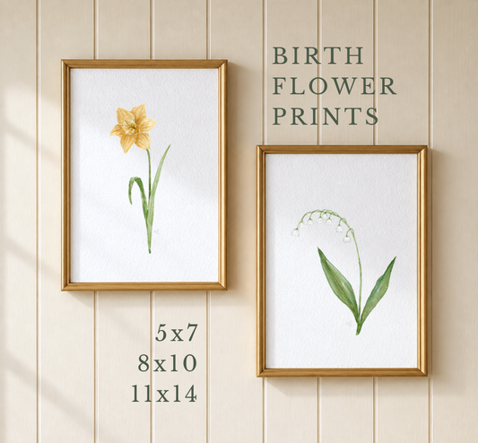 Birth Flower Print