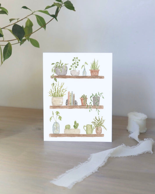 Plant Shelves Card