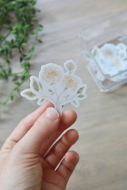 Yellow Peony Sticker