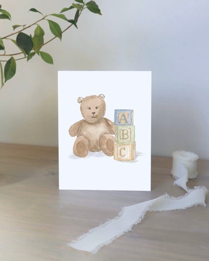 Teddy Bear Card