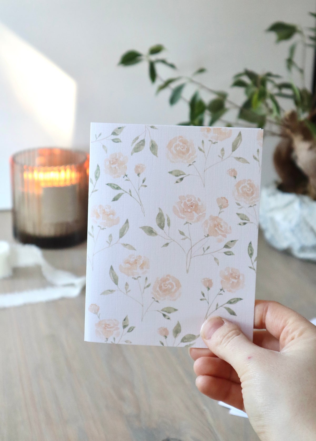 ONLY  WS - Yellow Peony Card