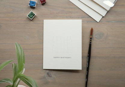 Paint-Your-Own Birthday Greeting Cards