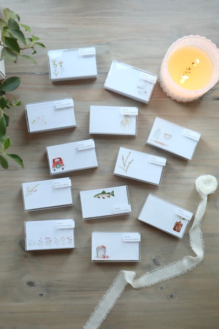 ONLY  WS - 5 Mini Notecard Packs