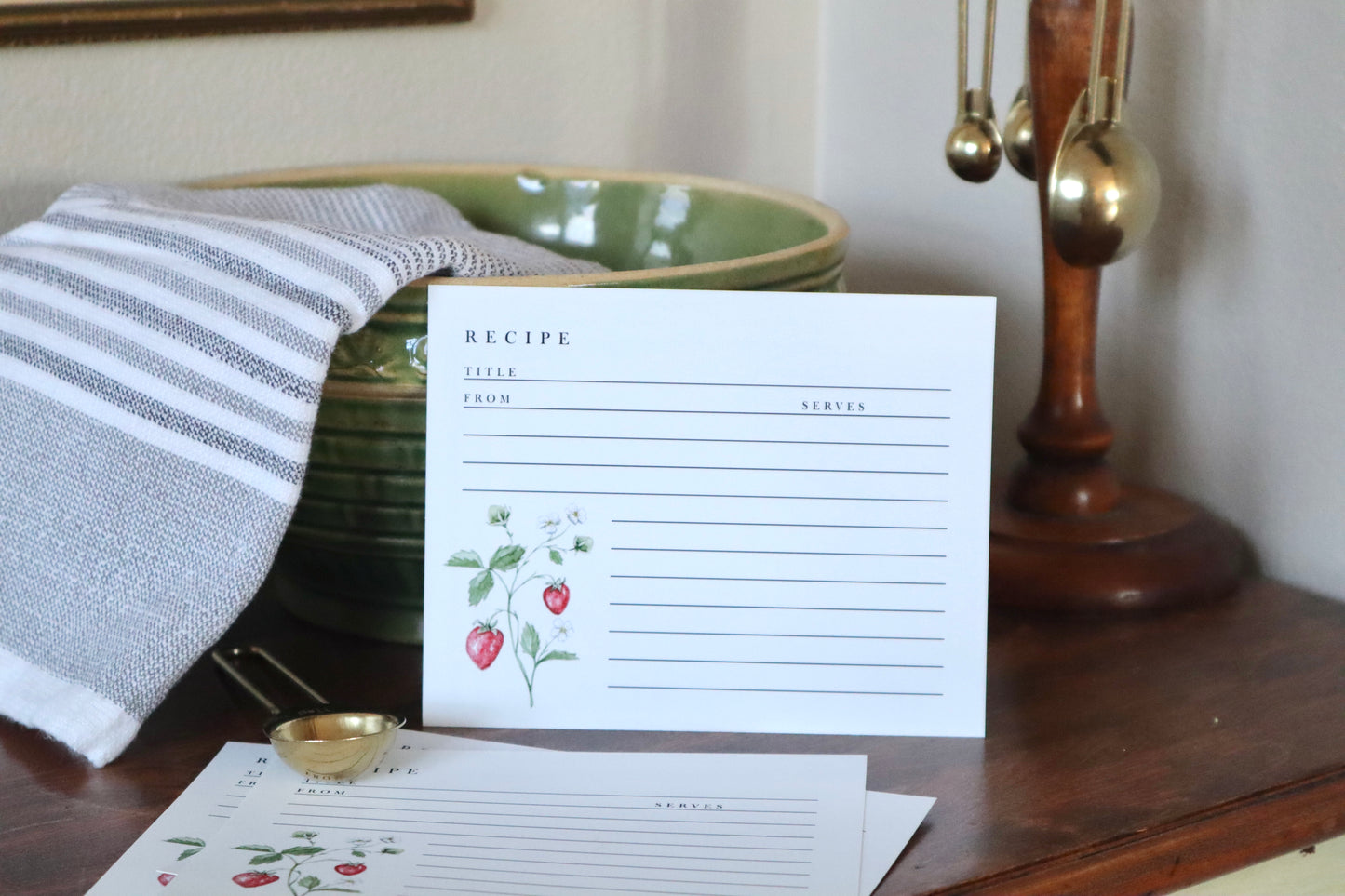 Strawberry Recipe Cards