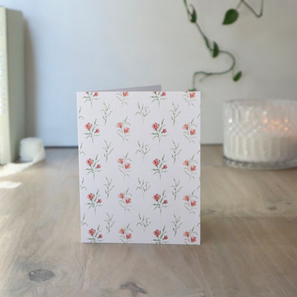 Pink Floral Card