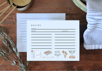 Baking Recipe Cards