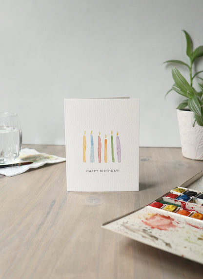 Paint-Your-Own Birthday Greeting Cards
