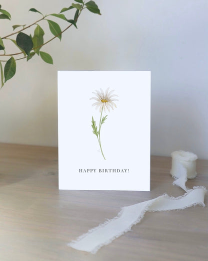 Birth Month Flower Card