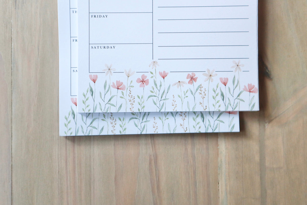 ONLY  WS - 6 Meal Planner Notepads