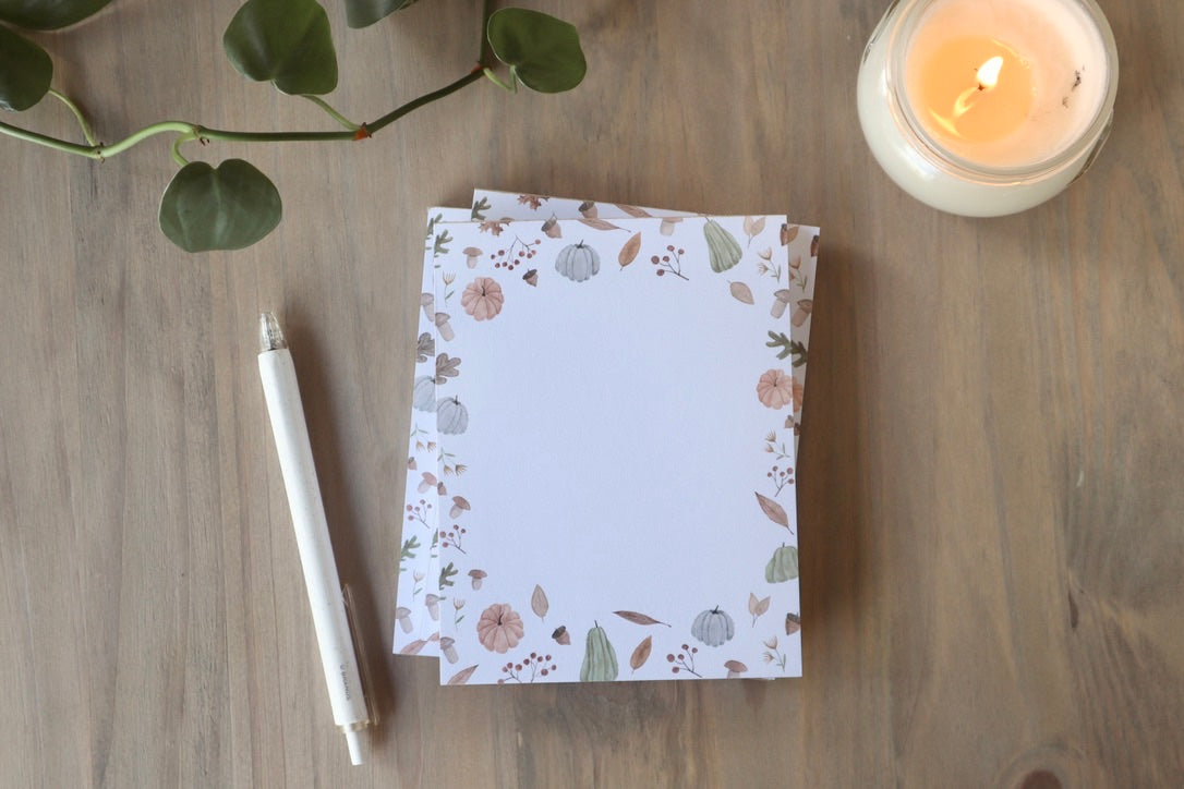 Fall Notepad