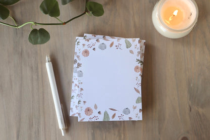 Fall Notepad