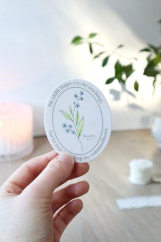 Forget Me Not Sticker