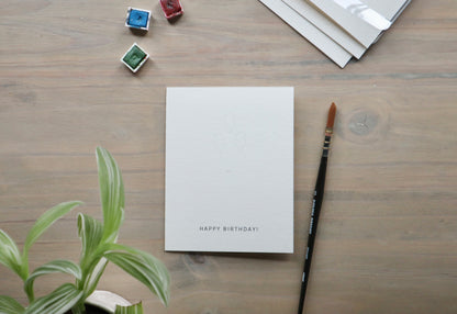 Paint-Your-Own Birthday Greeting Cards