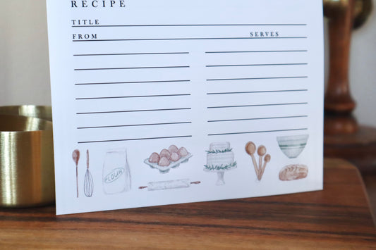 Baking Recipe Cards