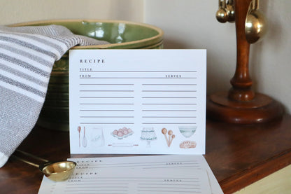 Baking Recipe Cards