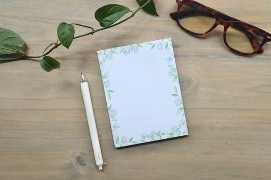 White Peony Notepad