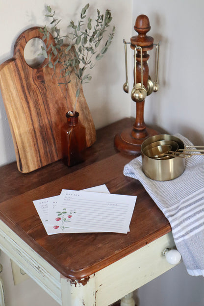 Strawberry Recipe Cards