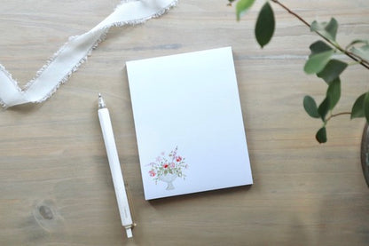 Flower Urn Notepad